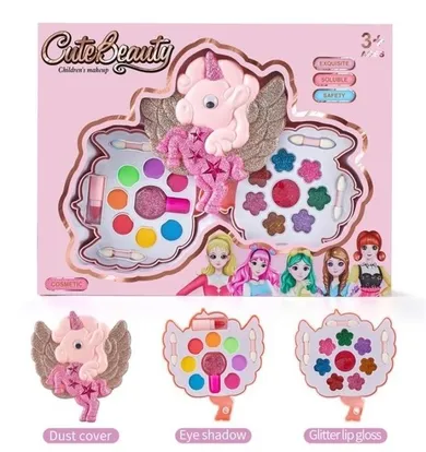 Merkpol, zestaw do makijażu w kształcie jednorożca