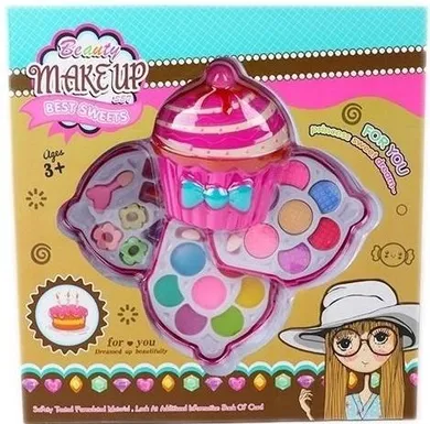 Merkpol, zestaw do makijażu w kształcie muffinka