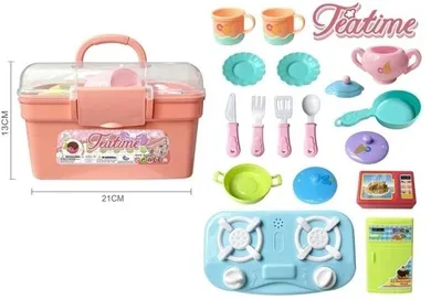 Merkpol, zestaw kuchenny w kuferku