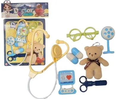 Merkpol, zestaw lekarski z pluszowym misiem
