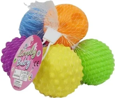 Merkpol, zestaw miękkich piłek sensorycznych, 6 szt.