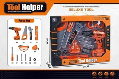 Merkpol, zestaw narzędzi z interaktywną wiertarką