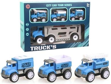 Merkpol, zestaw pojazdów policyjnych, z napędem