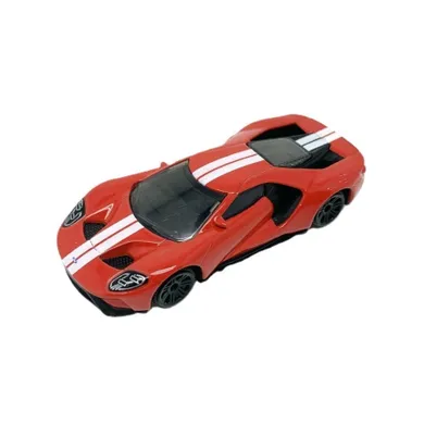 Metal Speed Zone, 2017 Ford GT, pojazd, model metalowy, czerwony, 1:64