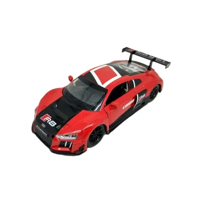 Metal Speed Zone, Audi R8 LMS, pojazd, model metalowy, czerwony, 1:24
