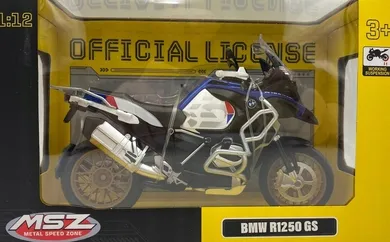 Metal Speed Zone, BMW R1250 GS Adventure, motocykl, model metalowy, 1:12