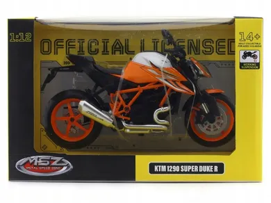 Metal Speed Zone, KTM 1290 Super Duke R, motocykl, model metalowy, 1:12