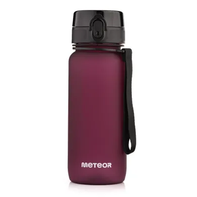 Meteor, bidon sportowy, bordowy, 650 ml