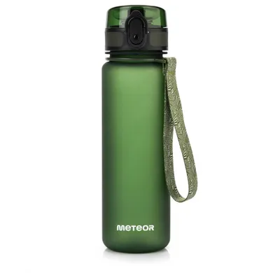 Meteor, bidon sportowy, ciemnozielony, 500 ml