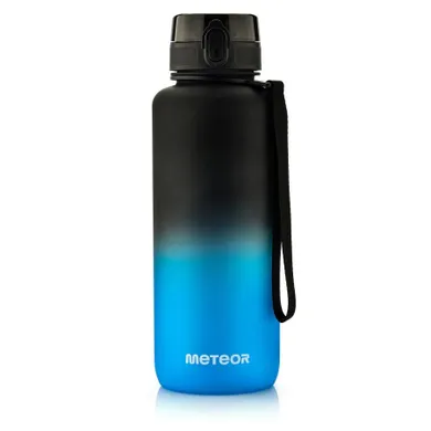 Meteor, bidon sportowy, czarno-niebieski, 1500 ml