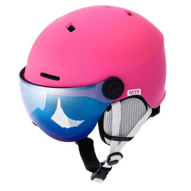 Meteor, Falven, kask narciarski, różowy, rozmiar 55-58 cm