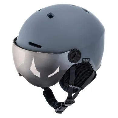 Meteor, Falven, kask narciarski, szary, rozmiar 58-61 cm