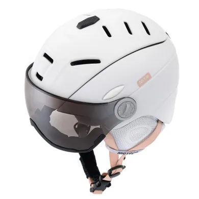 Meteor, Holo, kask narciarski, biały, rozmiar 55-58 cm