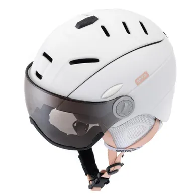 Meteor, Holo, kask narciarski, biały, rozmiar 61-63 cm