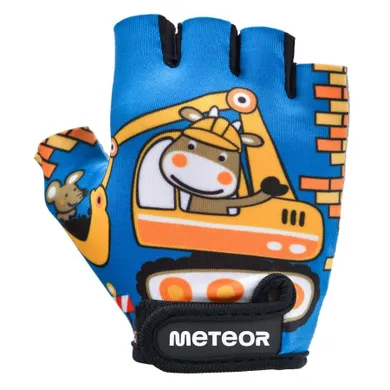 Meteor, Kids, rękawiczki rowerowe, builder, rozmiar M