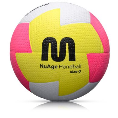 Meteor, Nuage, piłka ręczna mini, żółty/różowy/biały, rozmiar 0