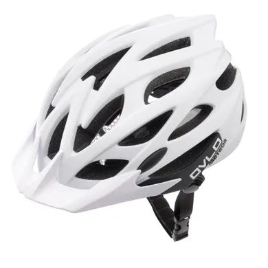 Meteor Ovlo, kask rowerowy, rozmiar L, 58-61 cm, biały