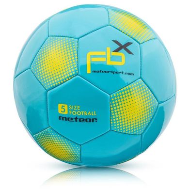 Meteor, piłka nożna, FBX, rozmiar 5, niebieska