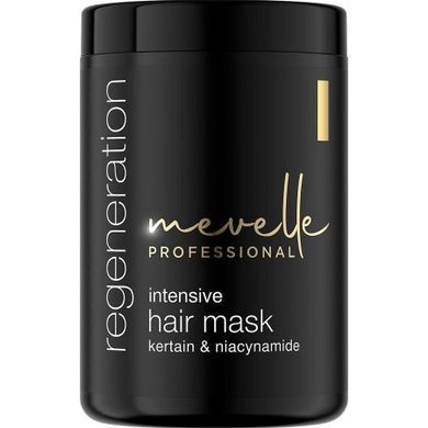 Mevelle Professional, Regeneration Intensive Hair Mask, intensywnie regenerująca, maska do włosów, 900 ml