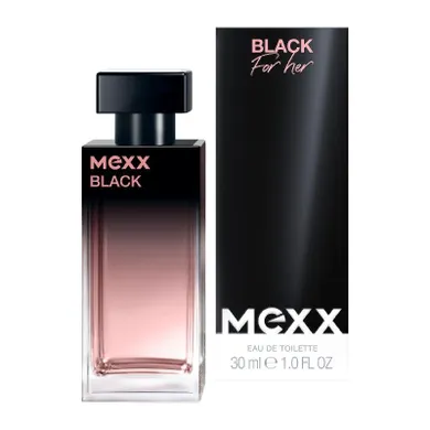 Mexx, Black For Her, woda toaletowa, spray, 30 ml