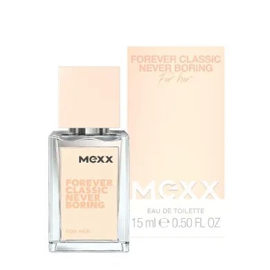 Mexx, Forever Classic Never Boring For Her, woda toaletowa, spray, 15 ml