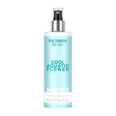 Mexx, Ice Touch Cool Aquatic Flower, perfumowana mgiełka do ciała, 250 ml