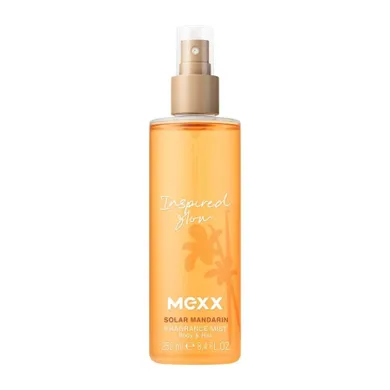 Mexx, Inspired Glow, perfumowana mgiełka do ciała i włosów, 250 ml