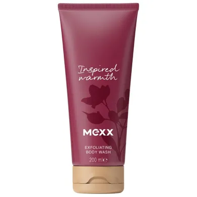 Mexx, Inspired Warmth, żel pod prysznic z peelingiem perfumowany, 200 ml