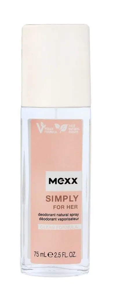 Mexx, Simply For Her, dezodorant naturalny, spray, 75ml