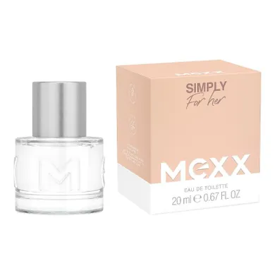 Mexx, Simply For Her, woda toaletowa, spray, 20 ml