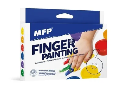 MFP, farby do malowania palcami, 30 ml, 6 kolorów