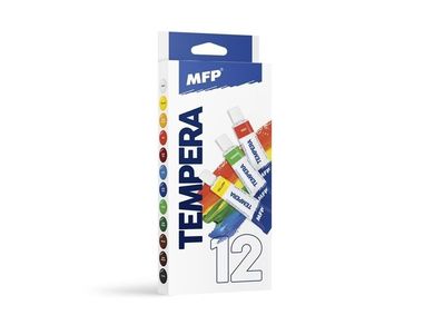 MFP, farby tempera, 12 kolorów, 12 ml