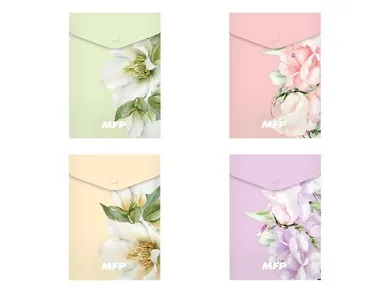 MFP, teczka kopertowa na zatrzask A6, PP, 1 szt.