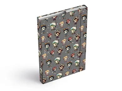 MFP, teczka skrzydłowa z gumką, A4, anime mascots, 1 szt.