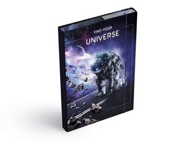 MFP, teczka skrzydłowa z gumką, A4, Universe, 1 szt.