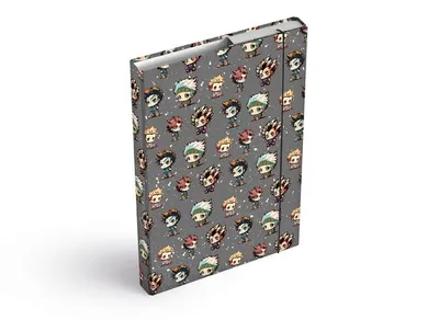 MFP, teczka skrzydłowa z gumką, A5, anime mascots, 1 szt.