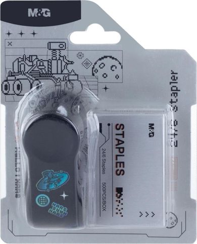 M&G, Hello Mars, zszywacz mini + zszywki, 24/6, 20K