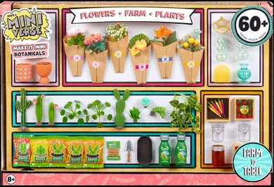 MGA's Miniverse, Make It Mini, Botanicals, zestaw kreatywny, mini kwiaty