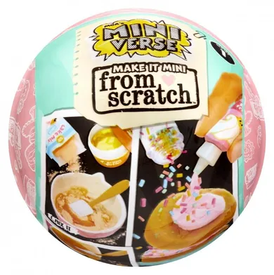 MGA's Miniverse, Make It Mini, From Scratch, kula niespodzianka, mini jedzenie