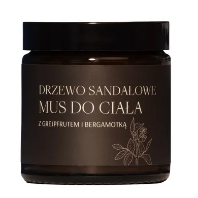 Mglife, Drzewo Sandałowe, mus do ciała, Grejpfrut & Bergamotka, 120 ml