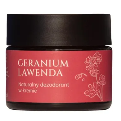 Mglife, Geranium Lawenda, naturalny dezodorant w kremie, 50 ml