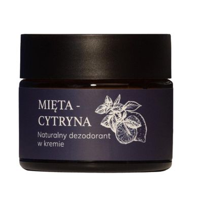 Mglife, Mięta-Cytryna, naturalny dezodorant w kremie, 50 ml