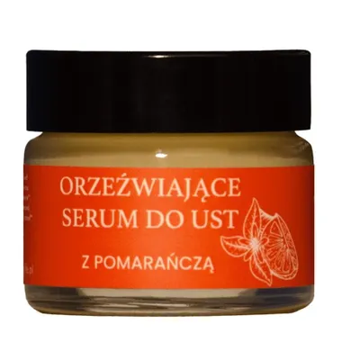 Mglife, orzeźwiające serum do ust z pomarańczą, 15 ml