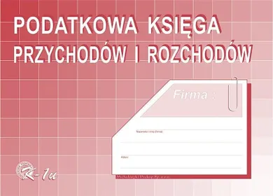 Michalczyk i Prokop Druki, druk A4, podatkowa księga przychodów i rozchodów