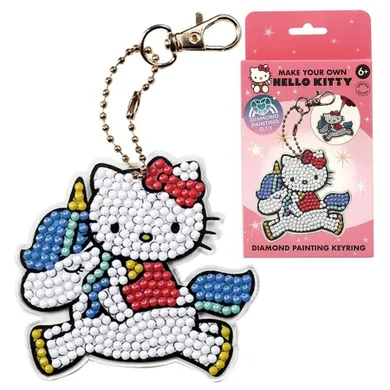 Micki, Hello Kitty, diamentowa mozaika, breloczek
