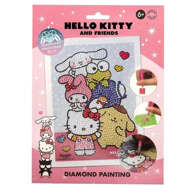 Micki, Hello Kitty, mozaika diamentowa, zestaw kreatywny