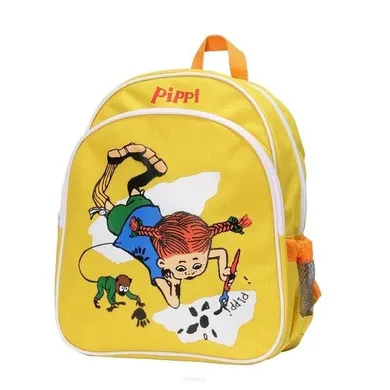Micki, Pippi Pończoszanka, plecak dla przedszkolaka, żółty