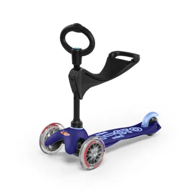 Micro Mobility, Mini 3w1, hulajnoga 3-kołowa, rośnie wraz z dzieckiem, blue