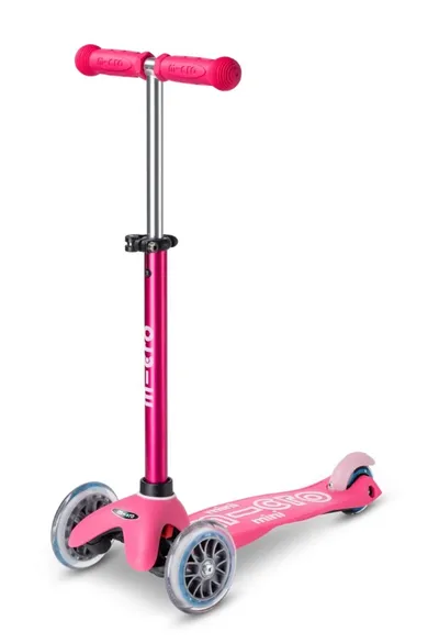 Micro Mobility, Mini Deluxe, hulajnoga 3-kołowa, pink