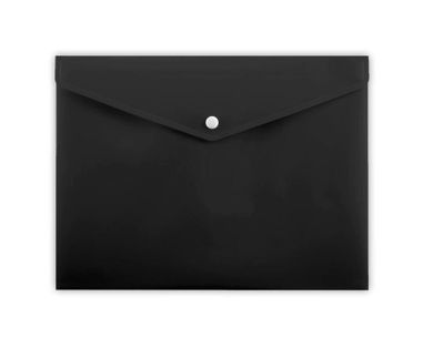 Micro, teczka kopertowa na zatrzask, A4, czarna, 1 szt.